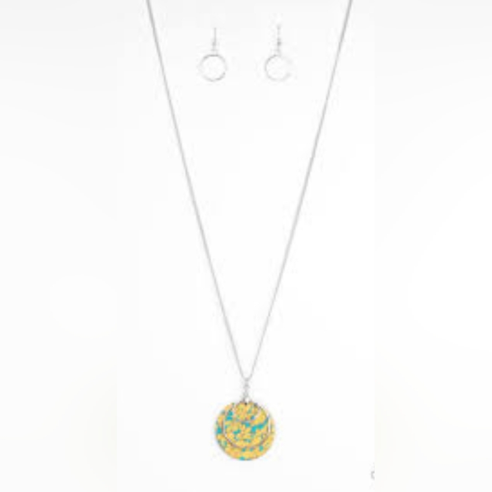 Paparazzi ♥ Sahara Equinox - Yellow ♥ Necklace